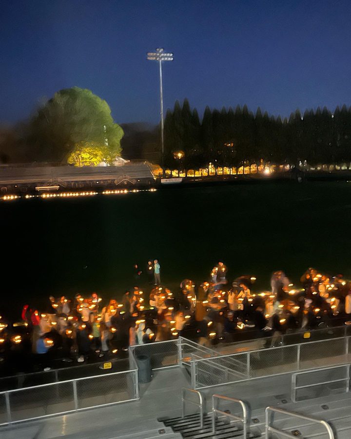 Candlelight walkers at a past Stroll Into Light event